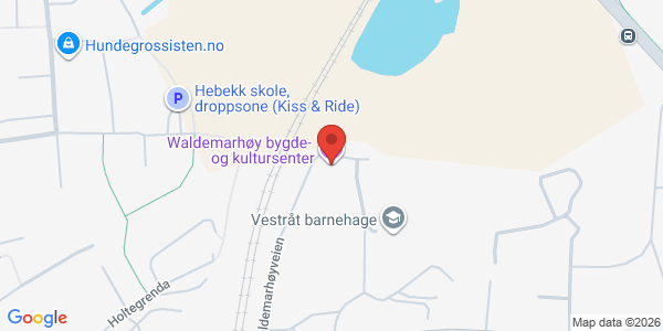 Kart som viser hvor arrangementet foregår