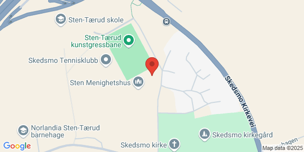 Map displaying event location