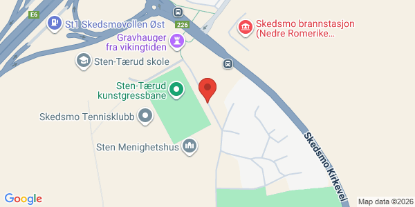 Map displaying event location