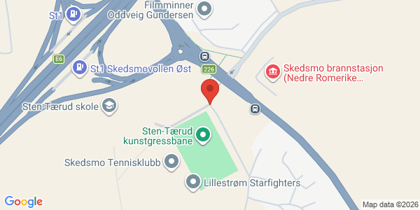 Map displaying event location