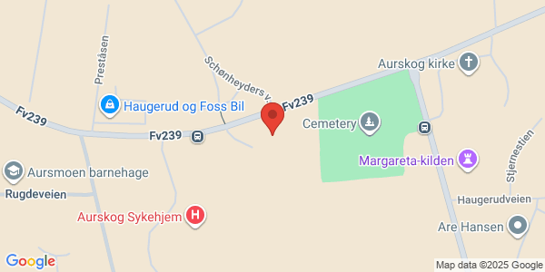 Map displaying event location