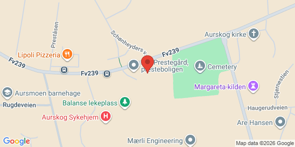 Kart som viser hvor arrangementet foregår