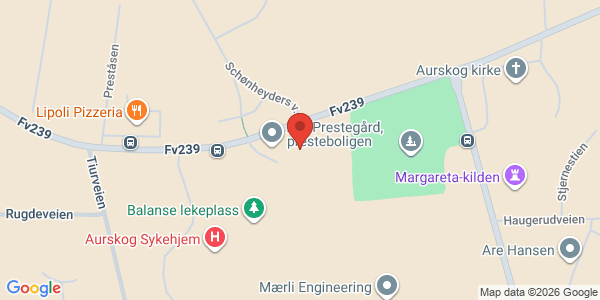 Kart som viser hvor arrangementet foregår