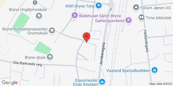 Map displaying event location