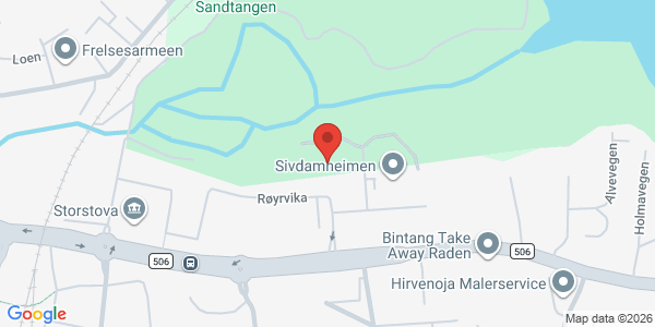 Kart som viser hvor arrangementet foregår