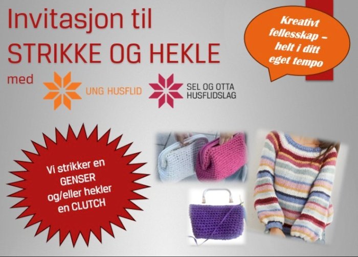 Strikke og hekle - Ung Husflid
