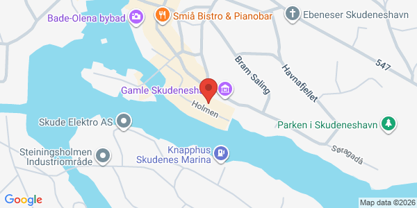 Kart som viser hvor arrangementet foregår