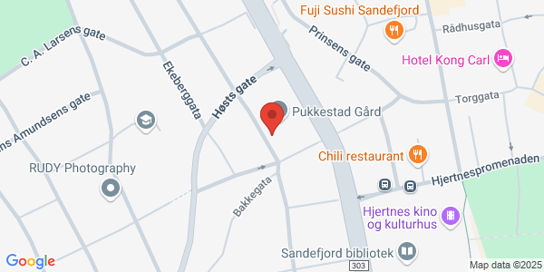 Map displaying event location