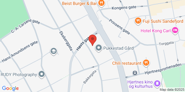 Map displaying event location