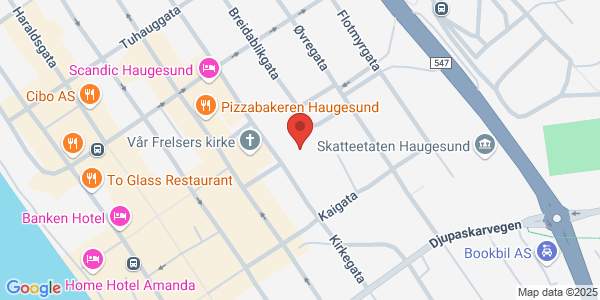 Map displaying event location