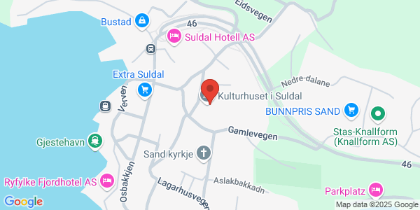 Map displaying event location