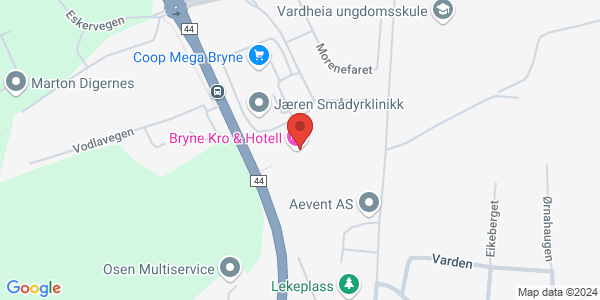 Map displaying event location