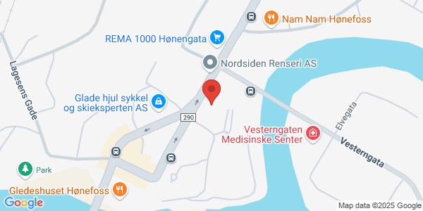 Map displaying event location