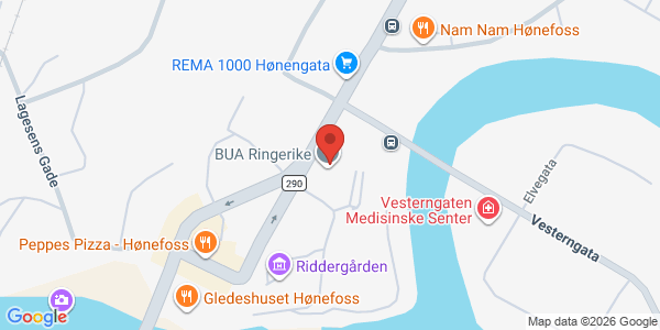 Kart som viser hvor arrangementet foregår