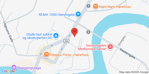 Kart som viser hvor arrangementet foregår
