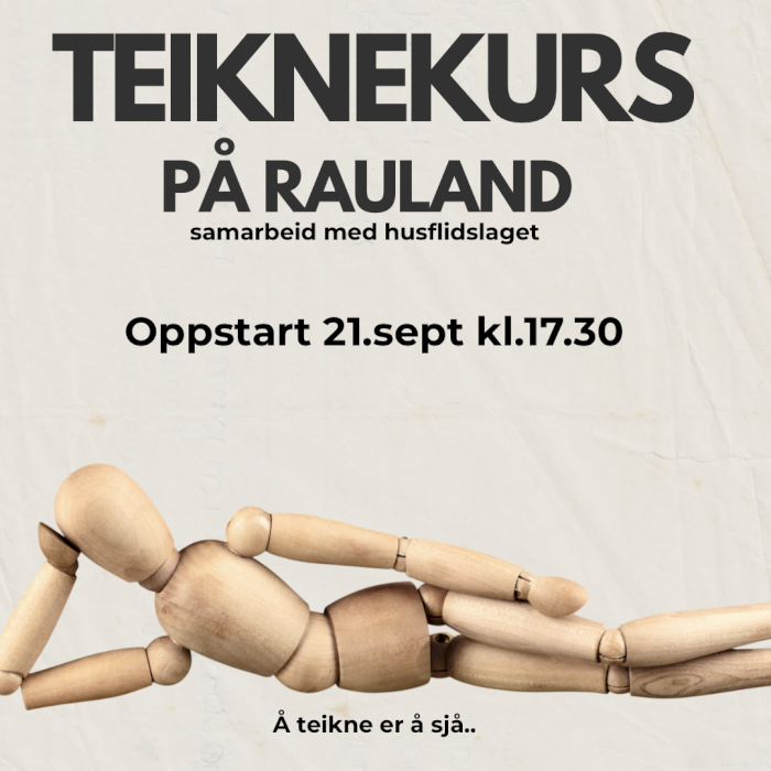 Tegnekurs for voksne på Rauland