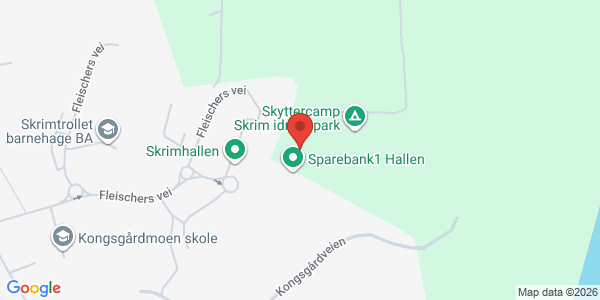 Kart som viser hvor arrangementet foregår