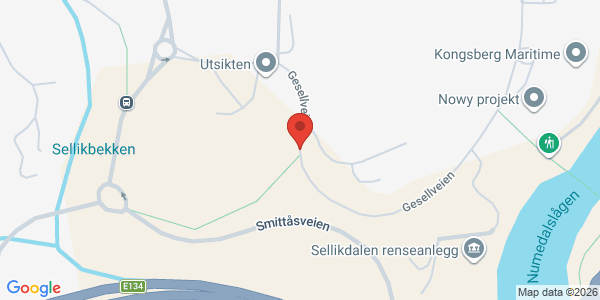Kart som viser hvor arrangementet foregår