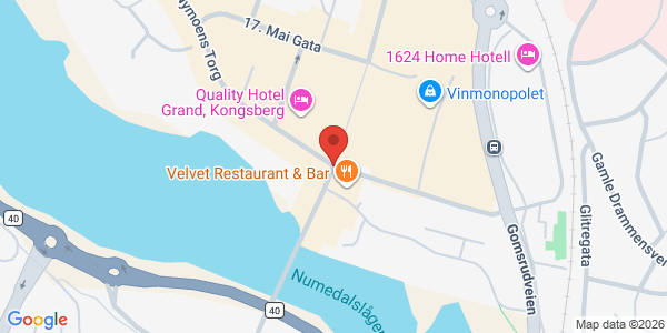 Kart som viser hvor arrangementet foregår