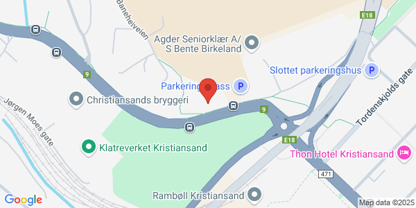Kart som viser hvor arrangementet foregår