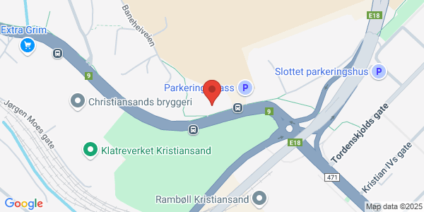Map displaying event location