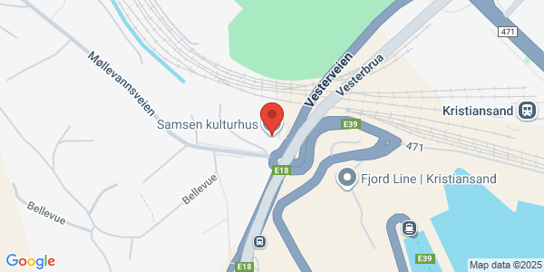 Map displaying event location