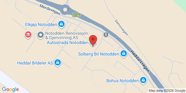 Kart som viser hvor arrangementet foregår