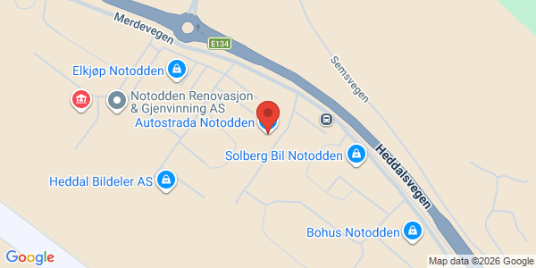 Kart som viser hvor arrangementet foregår