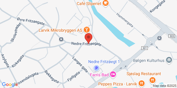 Map displaying event location