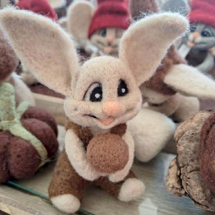 Nålefilting- lage påskefigur