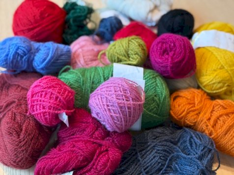 Workshop med restegarn «Rubbel og bit»