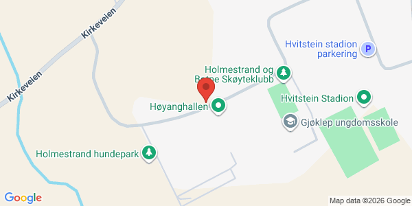 Kart som viser hvor arrangementet foregår