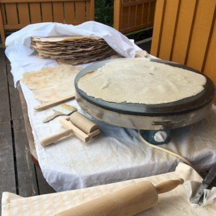Takkebakst, kurs i baking av lefse og flatbrød