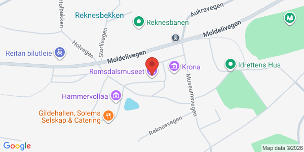 Kart som viser hvor arrangementet foregår