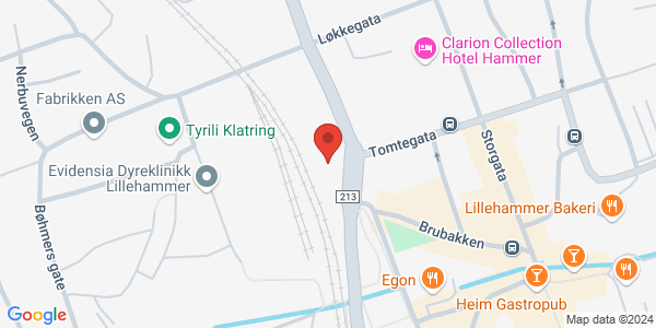 Map displaying event location