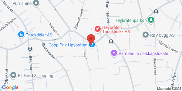 Map displaying event location