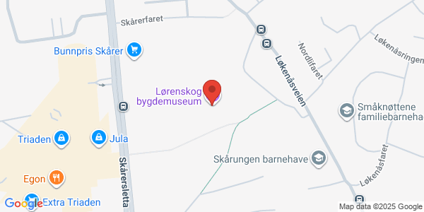 Kart som viser hvor arrangementet foregår