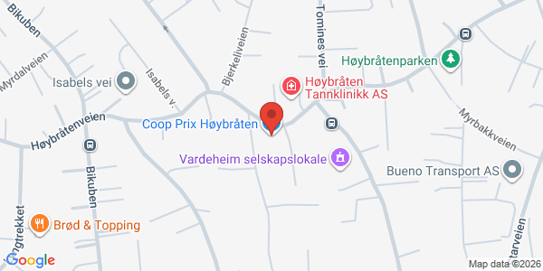 Kart som viser hvor arrangementet foregår