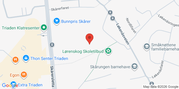 Kart som viser hvor arrangementet foregår