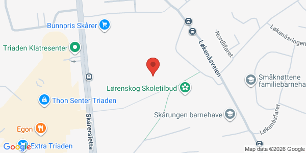 Kart som viser hvor arrangementet foregår