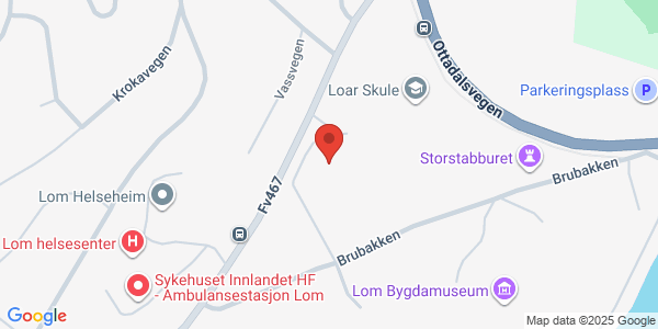 Kart som viser hvor arrangementet foregår