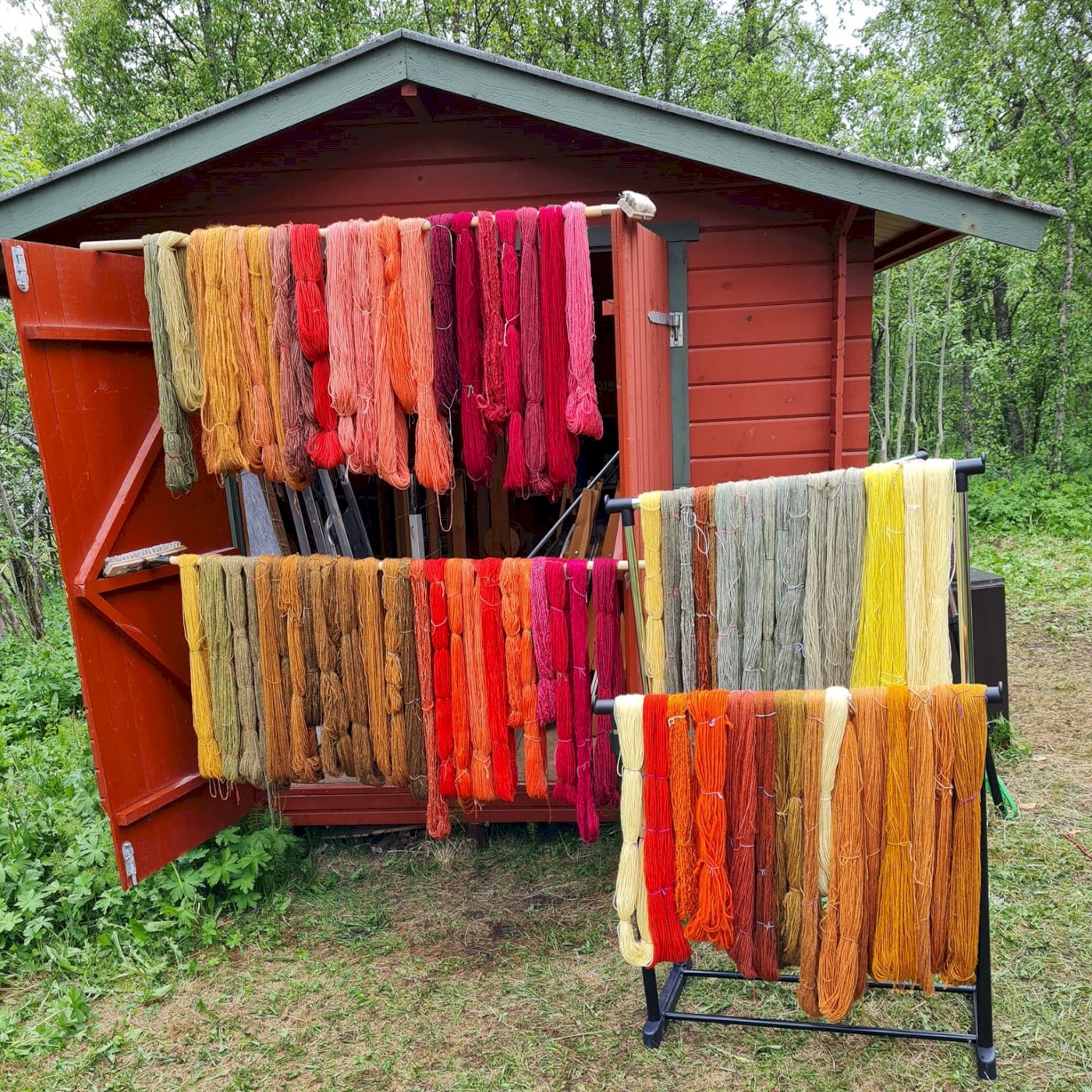Kurs i plantefarging av garn