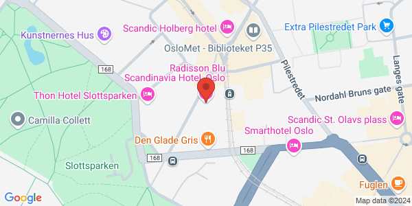Map displaying event location