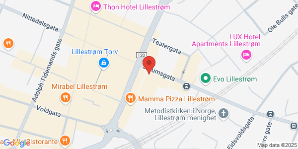 Map displaying event location