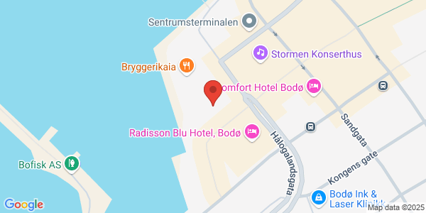 Map displaying event location