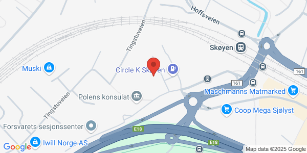 Map displaying event location