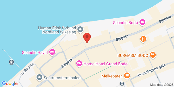 Map displaying event location