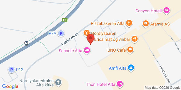 Map displaying event location