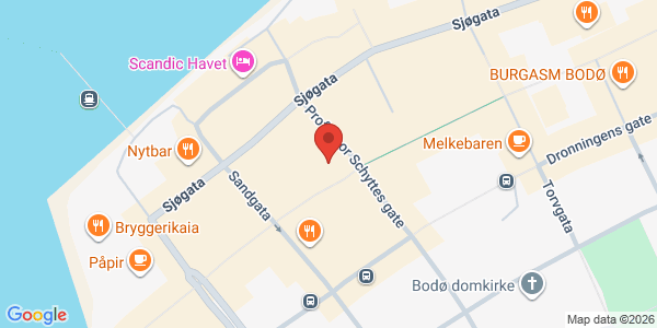 Map displaying event location