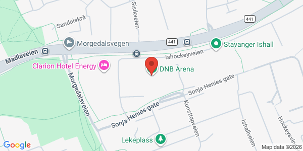 Map displaying event location